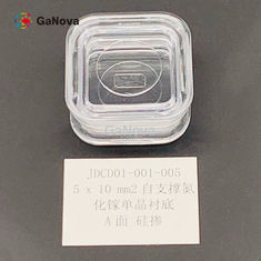 Ein-Gesicht 5*10mm2 UNO-lackierte n-artige freistehende einzelne Kristallsubstrat GaN Widerstandskraft &lt; 0,05 Ω·cm-Starkstromgerät/Laser