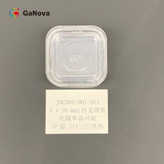 SP-Gesicht 5*10mm2 (11-12) UNO-lackierte Si-artigen freistehenden GaN Single Crystal Substrate Resistivity &gt; 10 ⁶ Ω·Cm Rf-Gerät