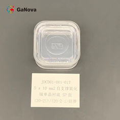 5*10mm2 SP-Gesicht Nicht-Doped N-Typ frei stehendes GaN-Einzelkristall Substrat 20-21 / 20-2-1 10mm2 Widerstand 0,05 Ω·cm
