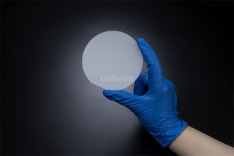4 Zoll N-artiger Si-lackierter GaN On Sapphire Wafer SSP Resistivity&lt;0.05 Ω cm LED, Laser, PIN Epitaxial Wafer