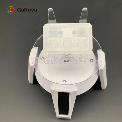10*10,5mm2 C-Gesicht Fe-Doped SI-Typ Freistehendes GaN Einzelkristall Substrat Makro Defekt Dichte 0cm−2 TTV ≤ 10 μm Widerstand 106 Ω·Cm HF-Geräte Wafer