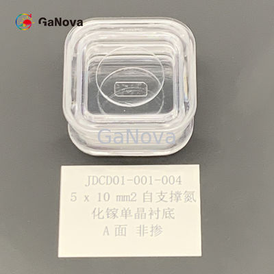 TTV ≤ 10μm A-Gesicht, nicht doppelt, N-Typ, frei stehend, GaN-Einzelstaub-Substrat, Widerstand 0,1 Ω·cm Leistungseinrichtung/Laser W