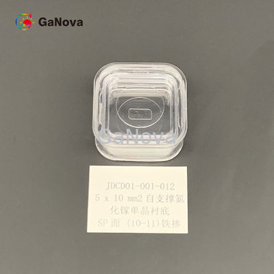 SP-Gesicht 5*10mm2 (10-11) UNO-lackierte Si-artigen freistehenden GaN Single Crystal Substrate Resistivity &gt; 10 ⁶ Ω·Cm Rf-Gerät