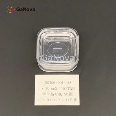 5x10mm2 Sp Face Gan Epitaxiewafer Undotiertes Si Typ Gan Einkristallsubstrat