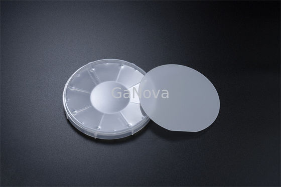 4 Zoll P-Typ Mg-dotiertes GaN auf Saphir-Wafer SSP-Widerstand ~10 Ω cm LED-Laser-PIN-Epitaxie-Wafer